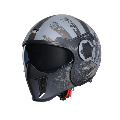 Vintage Full Face Modular Helmet – Dual Visor | DOT & ECE Approved