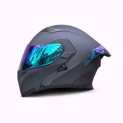 Motorcycle Helmet ORZ Z-169 Flip-Up Full Face Dual Visor Helmet, DOT & ECE Approved