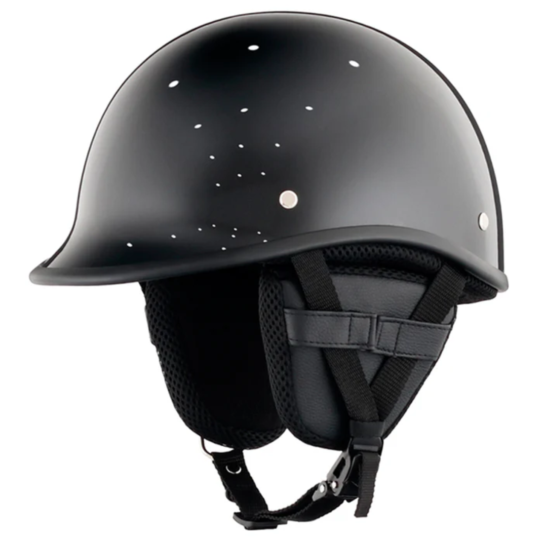Vintage Low-Profile Polo Half Helmet | DOT Certified