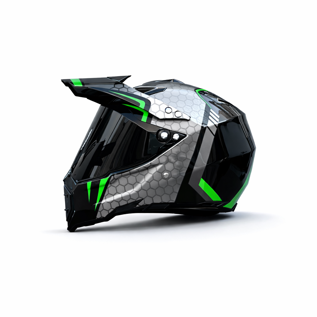 WLT-128 Professional Motocross Helmet – DOT & ECE Certified