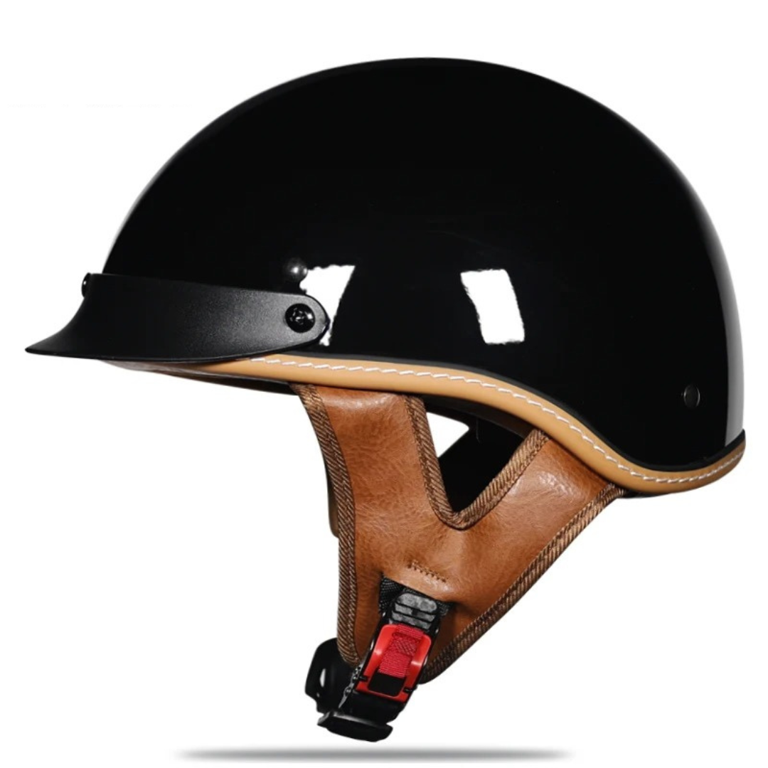 Low Profile Cruiser Half Helmet - DOT and ECE Approved