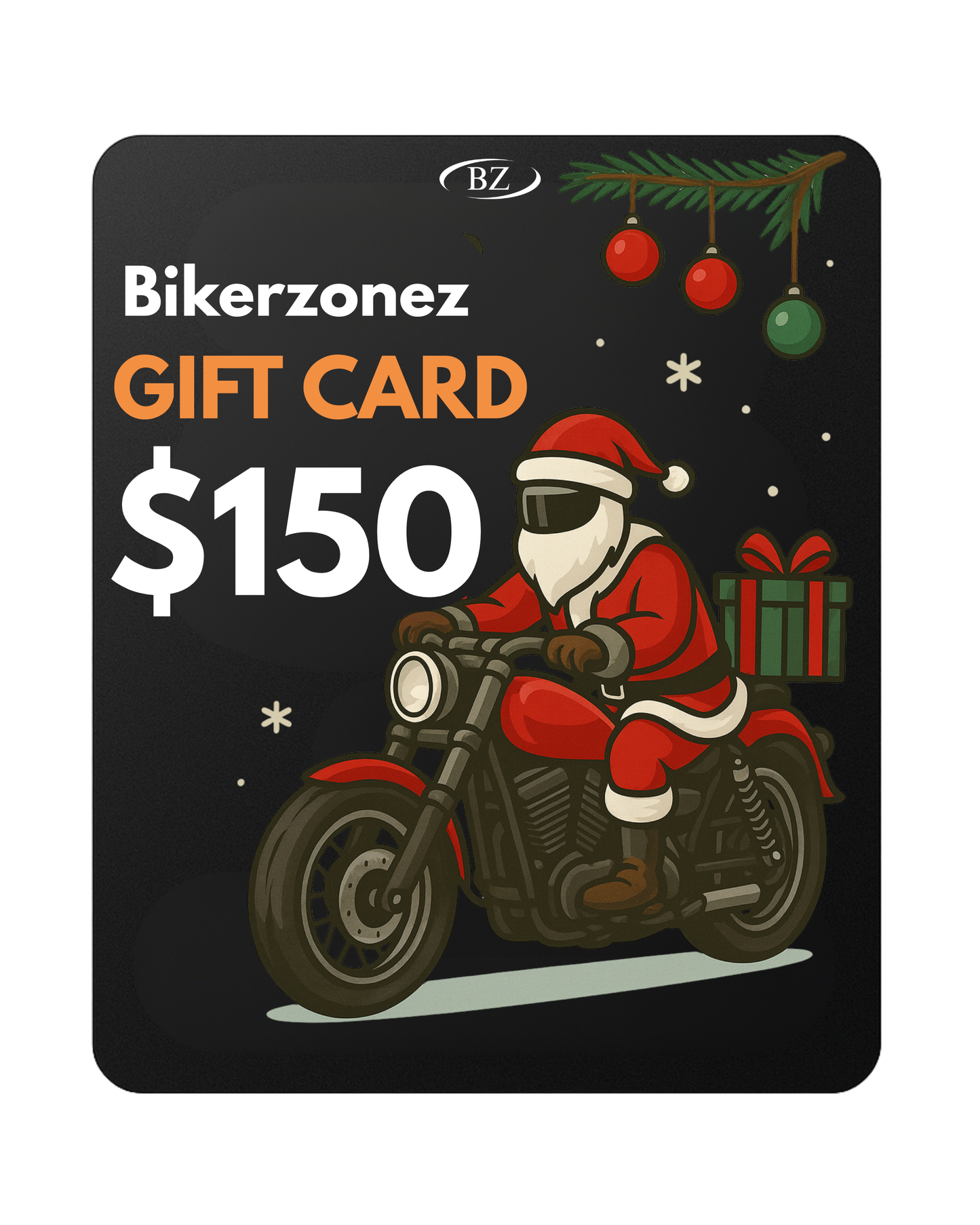 Bikerzonez Christmas Gift Card - 50% OFF