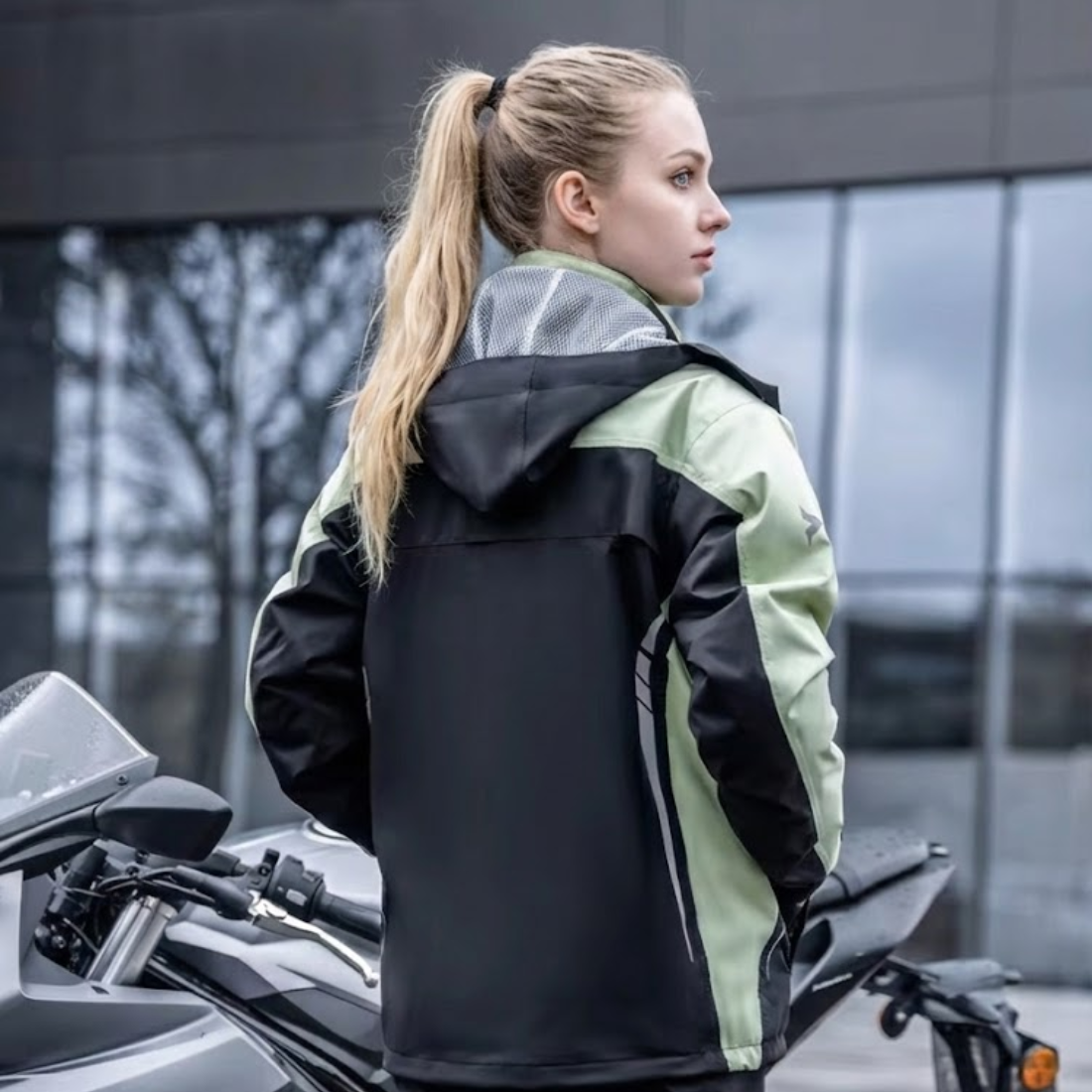 Motorcycle Rain Suit for Riders (Jacket + Pants) – Waterproof, Windproof & Breathable