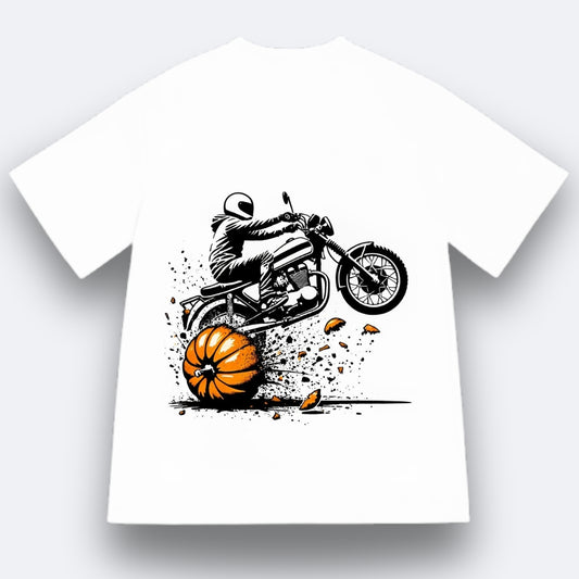 The Midnight Ride: BikerZoneZ Halloween Edition Tee