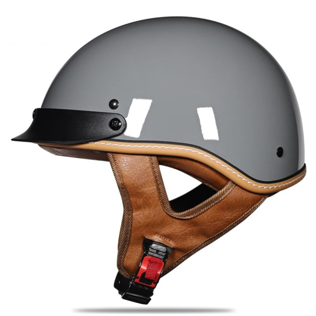Low Profile Cruiser Half Helmet - DOT and ECE Approved