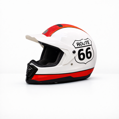 ORZ-918 Retro Full-Face Helmet – DOT & ECE Approved