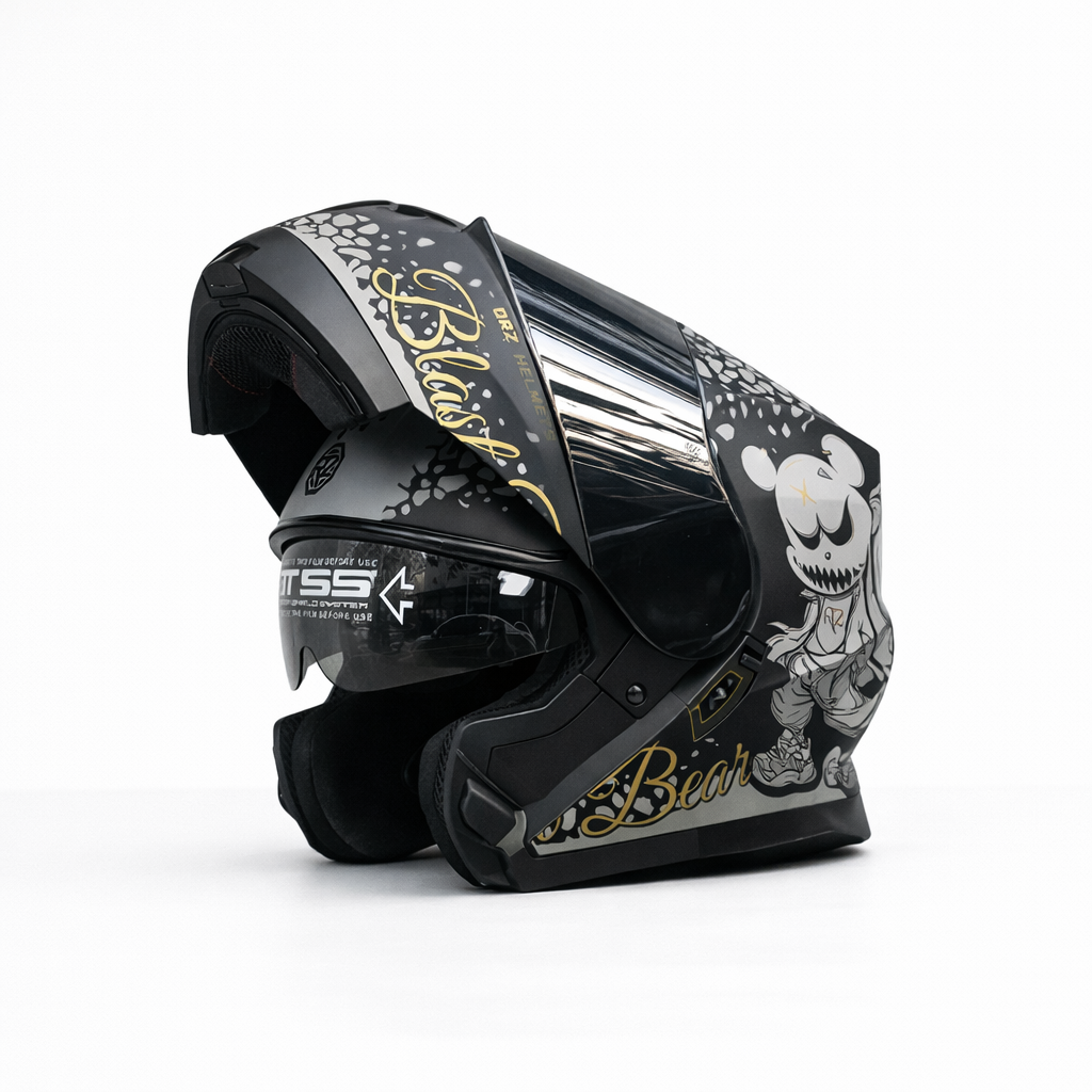 ORZ-162 Full Face Flip-Up Helmet – DOT & ECE Certified