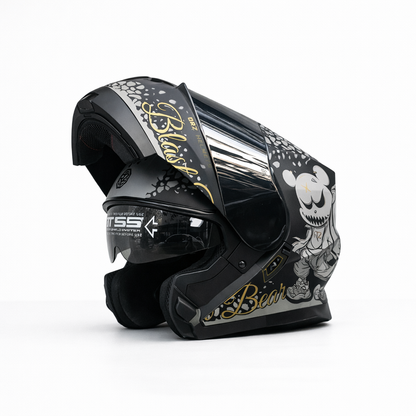 ORZ-162 Full Face Flip-Up Helmet – DOT & ECE Certified
