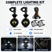 1 Pair Lights + 1 Pcs Wire + 1 Pair Covers