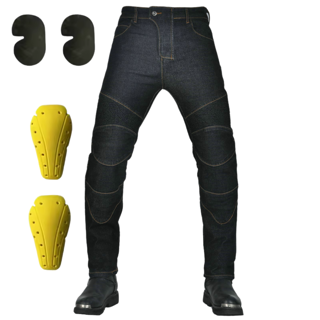 Motorcycle Riding Jeans with Armor – Reinforced Denim Pants