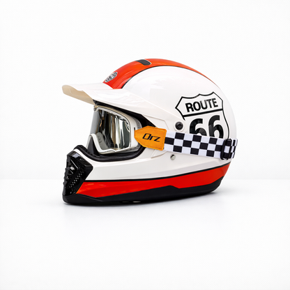 ORZ-918 Retro Full-Face Helmet – DOT & ECE Approved