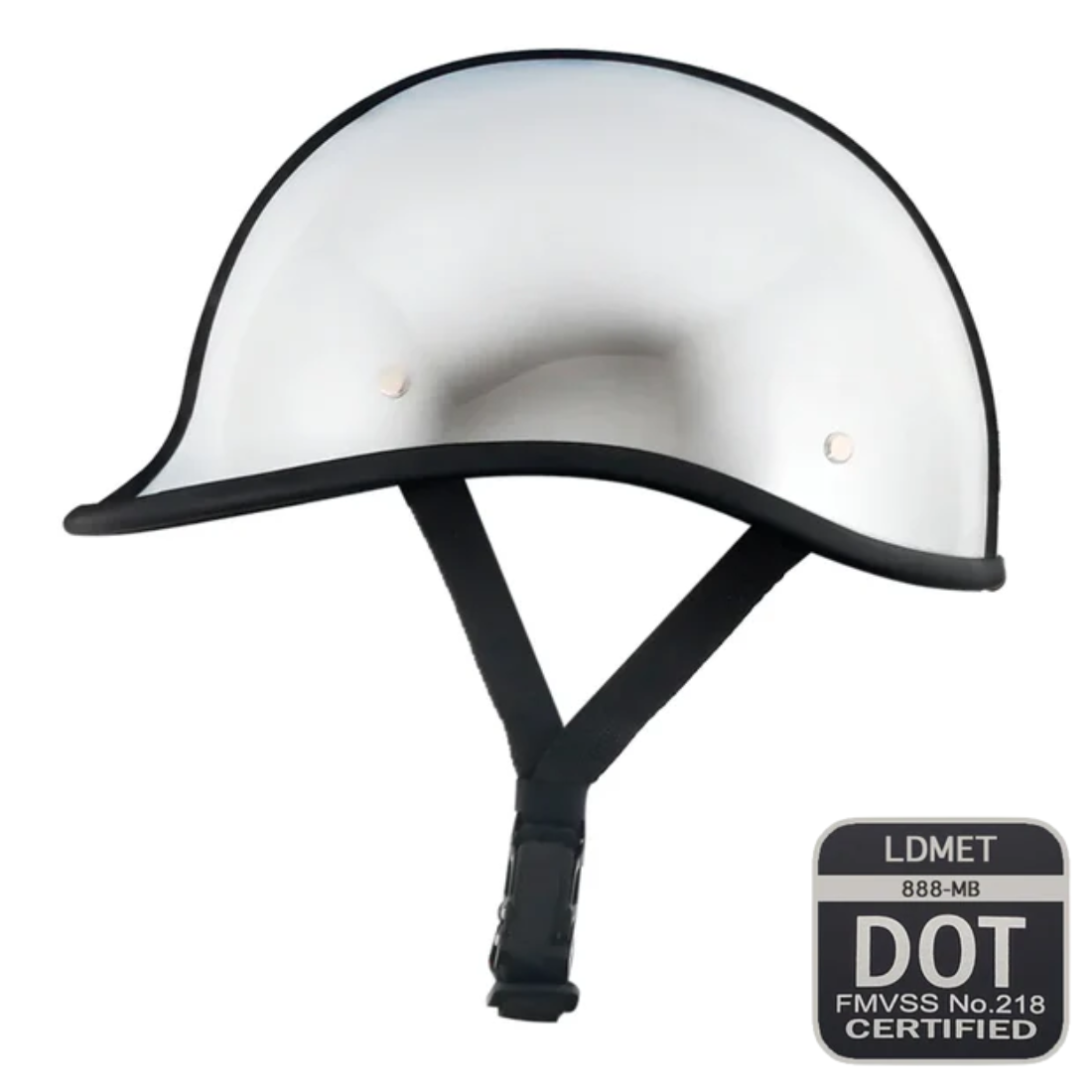 Vintage Low-Profile Polo Half Helmet | DOT Certified