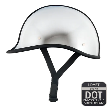 Vintage Low-Profile Polo Half Helmet | DOT Certified