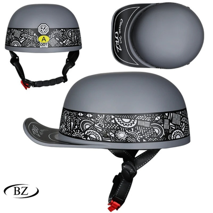 NEW Motorcycle Vintage Retro Baseball Cap Helmets