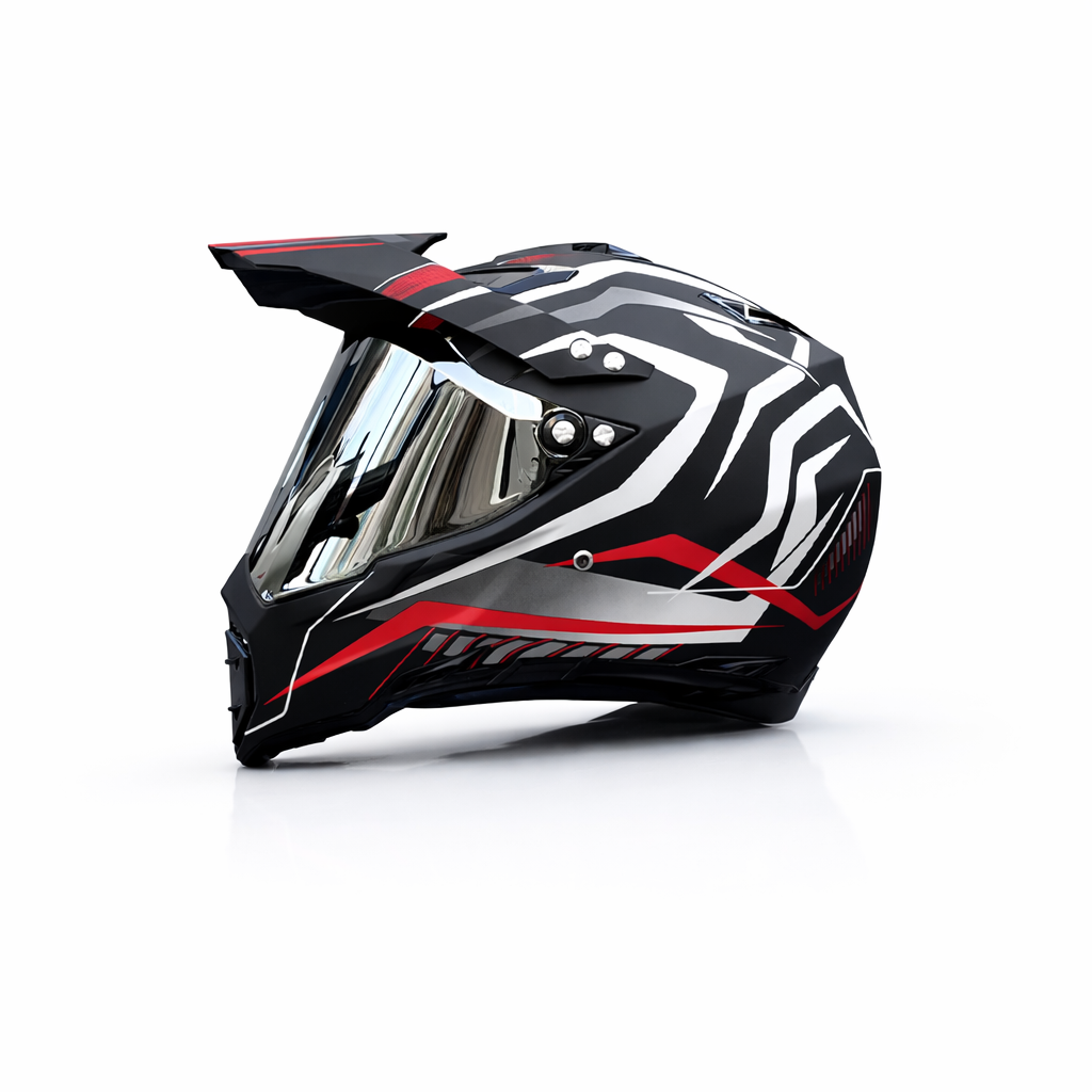 WLT-128 Professional Motocross Helmet – DOT & ECE Certified