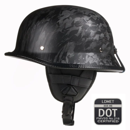 Vintage German Half Helmet | DOT Certified