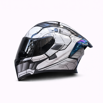 Motorcycle Helmet ORZ Z-169 Flip-Up Full Face Dual Visor Helmet, DOT & ECE Approved