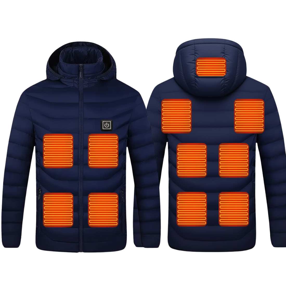 BikerZoneZ™ Multi-level Heated Puffer Jacket | 360° Warmth Technology