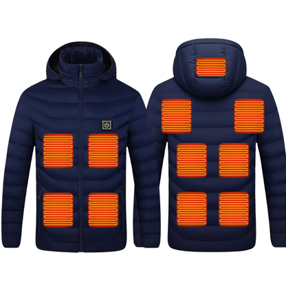 BikerZoneZ™ Multi-level Heated Puffer Jacket | 360° Warmth Technology