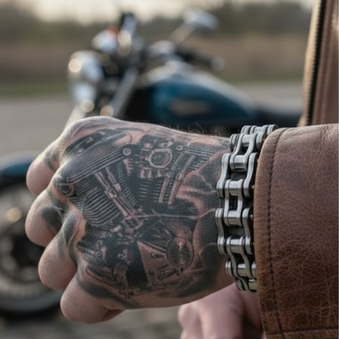 Biker Chain Bracelet – Forged Steel Series
