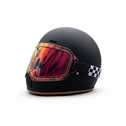ORZ-729 Retro Full-Face Helmet - DOT & ECE Approved