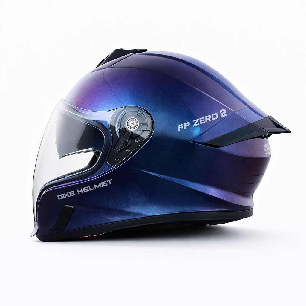 Unisex Full-Face Motorcycle Helmet Certified to DOT & ECE Standards