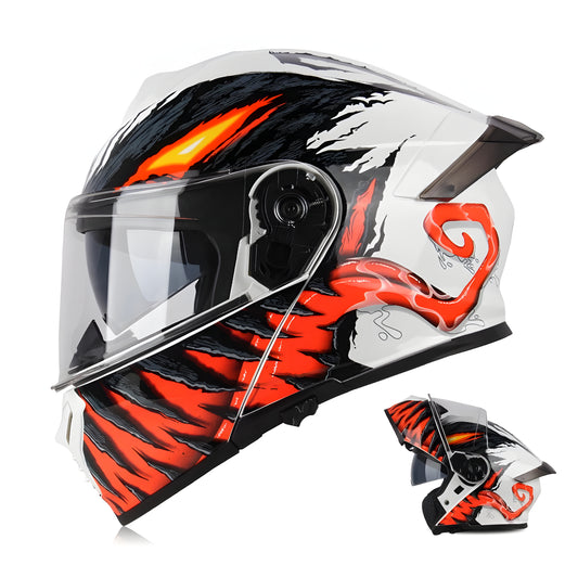 B18 Modular Full Face Motorcycle helmet