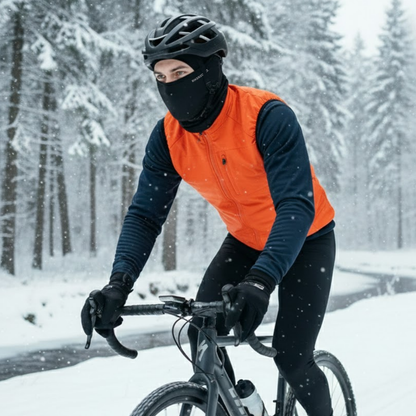 BikerZoneZ Winter Thermal Balaclava – Windproof Fleece Full Face Mask for Motorcycle, Cycling & Snow Sports