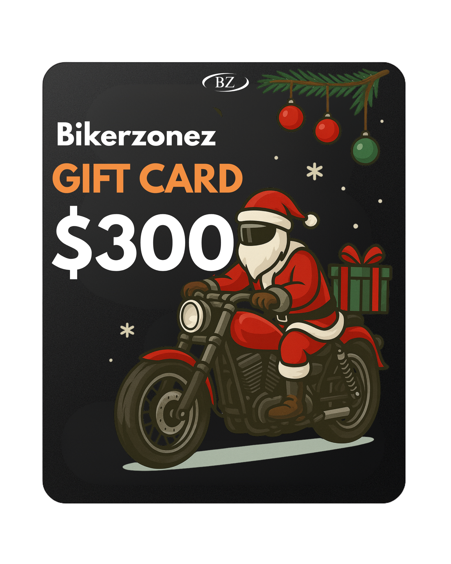 Bikerzonez Christmas Gift Card - 50% OFF