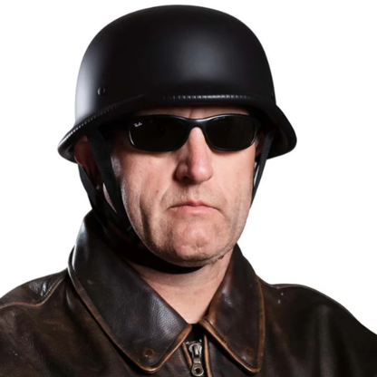 Vintage German Half Helmet | DOT Certified