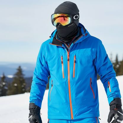 BikerZoneZ Winter Thermal Balaclava – Windproof Fleece Full Face Mask for Motorcycle, Cycling & Snow Sports