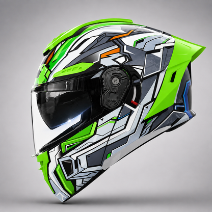 BikerZoneZ™ Apex Flip-Up Motorcycle Helmet