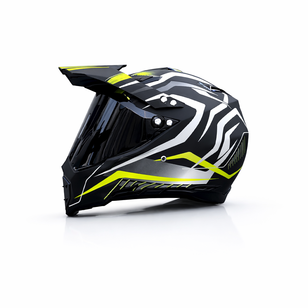WLT-128 Professional Motocross Helmet – DOT & ECE Certified