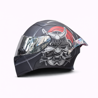 Motorcycle Helmet ORZ Z-169 Flip-Up Full Face Dual Visor Helmet, DOT & ECE Approved