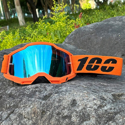 BikerZoneZ TrailGuard Motocross Goggles