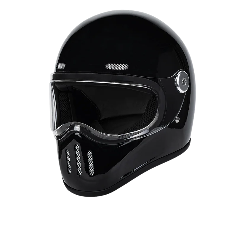 Retro Pig Nose Full Face Helmet