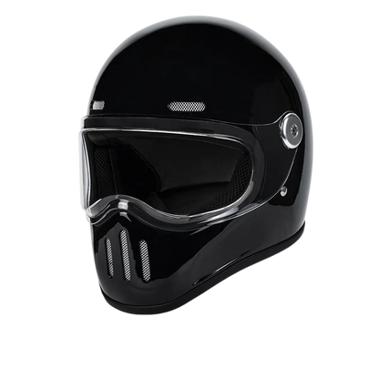 Retro Pig Nose Full Face Helmet