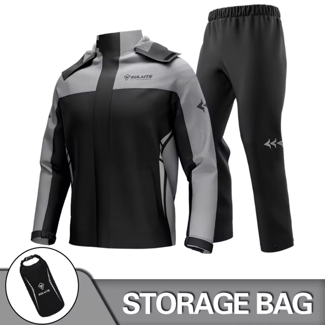 Motorcycle Rain Suit for Riders (Jacket + Pants) – Waterproof, Windproof & Breathable