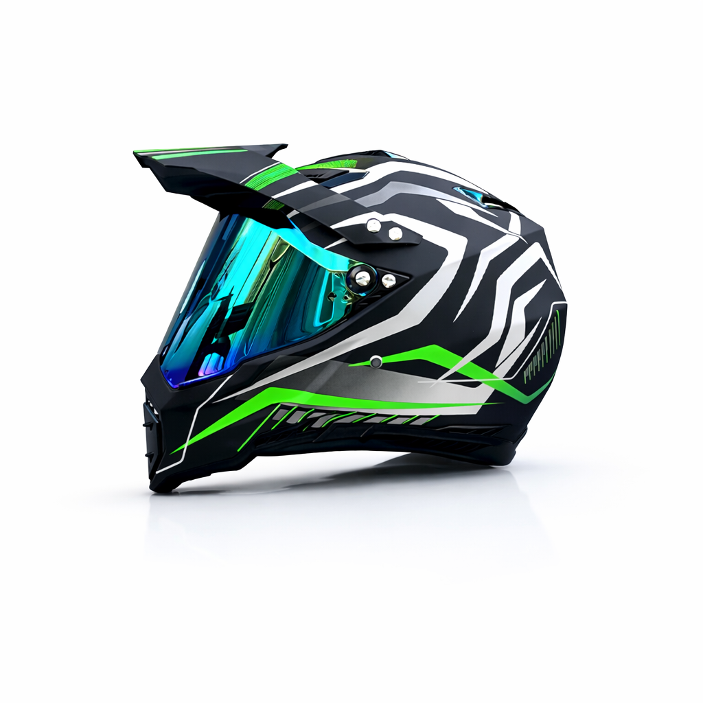WLT-128 Professional Motocross Helmet – DOT & ECE Certified