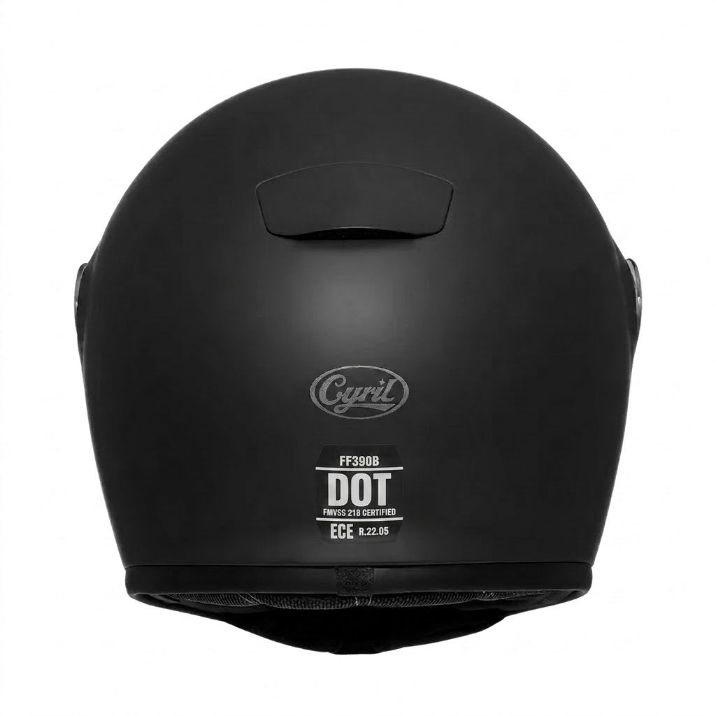 RoadSpirit Vintage Full-Face Helmet – DOT & ECE Approved