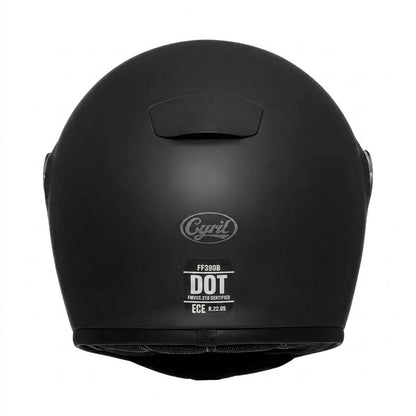RoadSpirit Vintage Full-Face Helmet – DOT & ECE Approved