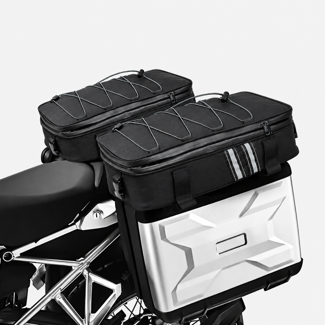 BikerZonez Expandable Pannier Lid Bag System for BMW Motorcycles