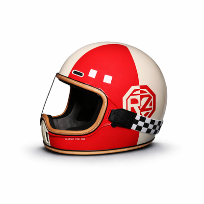 ORZ-729 Retro Full-Face Helmet - DOT & ECE Approved