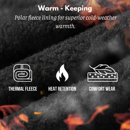 BikerZoneZ Winter Thermal Balaclava – Windproof Fleece Full Face Mask for Motorcycle, Cycling & Snow Sports