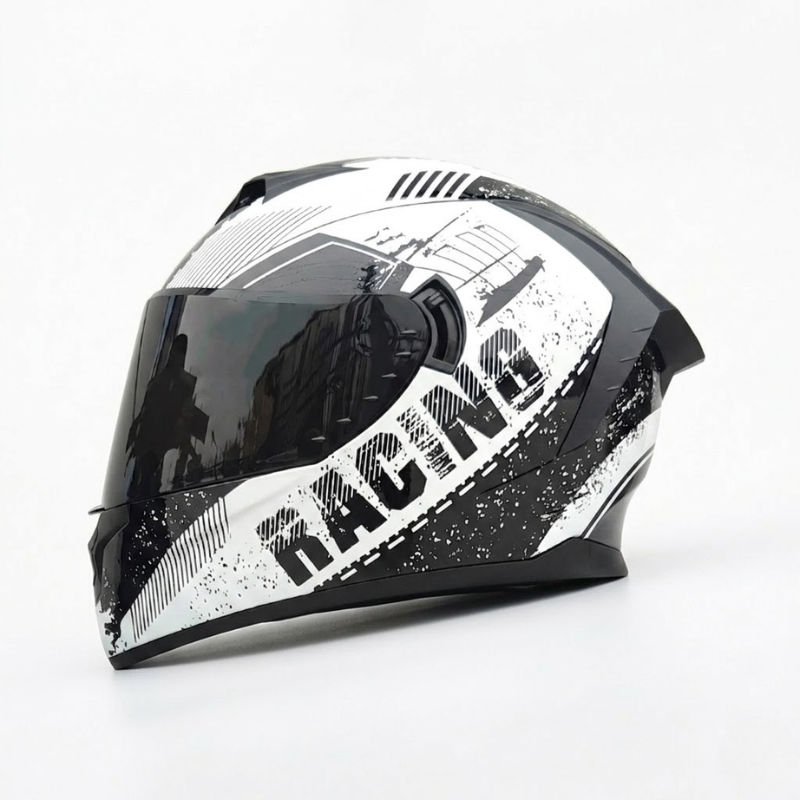 BikerZoneZ Rider Street Dominator Fullface Helmet
