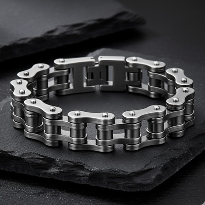 Biker Chain Bracelet – Forged Steel Series