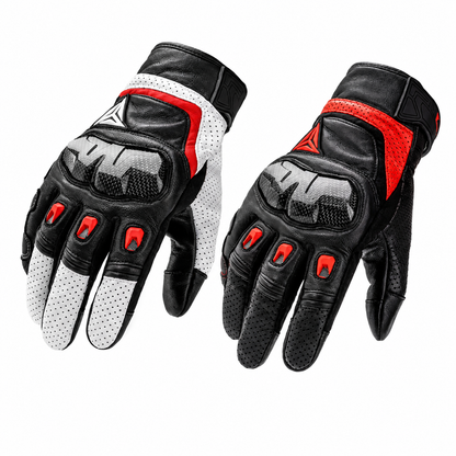 Protective Leather Breathable Touch Screen Gloves