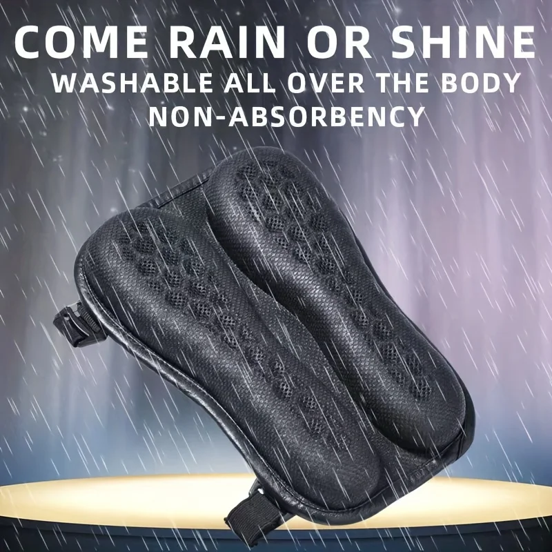 BikerZonez Breathable Motorcycle Seat Cushion Pad