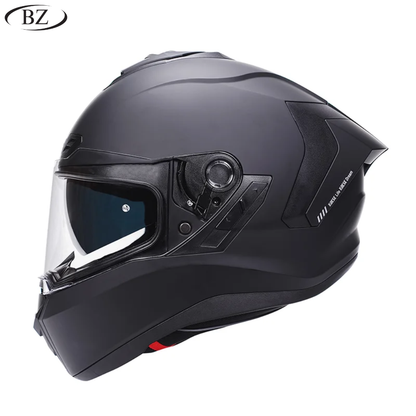 BikerZoneZ SafeRide Pro Full Face Helmet - DOT & ECE Approved