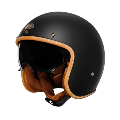 CYRIL B206 Retro Open Face Helmet – DOT & ECE Approved